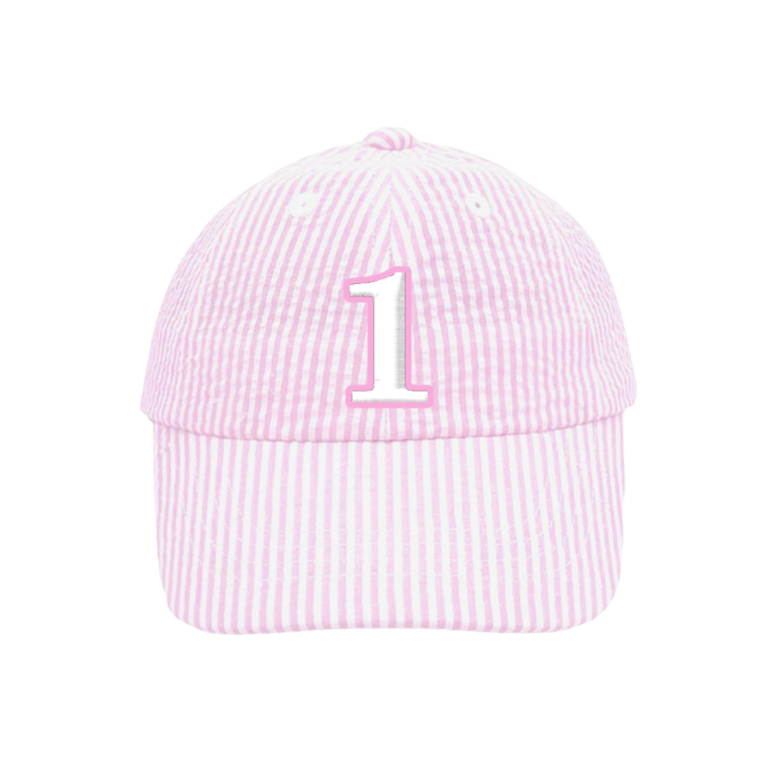 1st Birthday Bow Baseball Hat (Baby/Toddler)