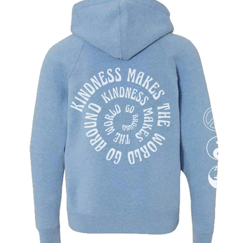 Kid's Blue World Hoodie-Unisex