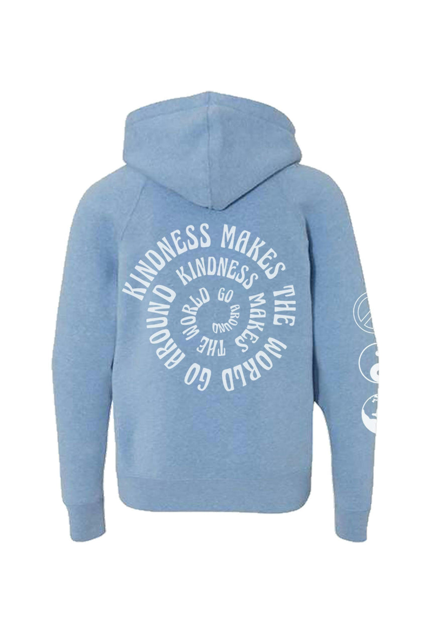 Kid's Blue World Hoodie-Unisex