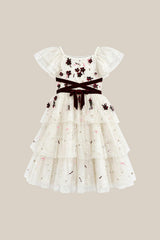 Mini Bellagio Dress in Ivory