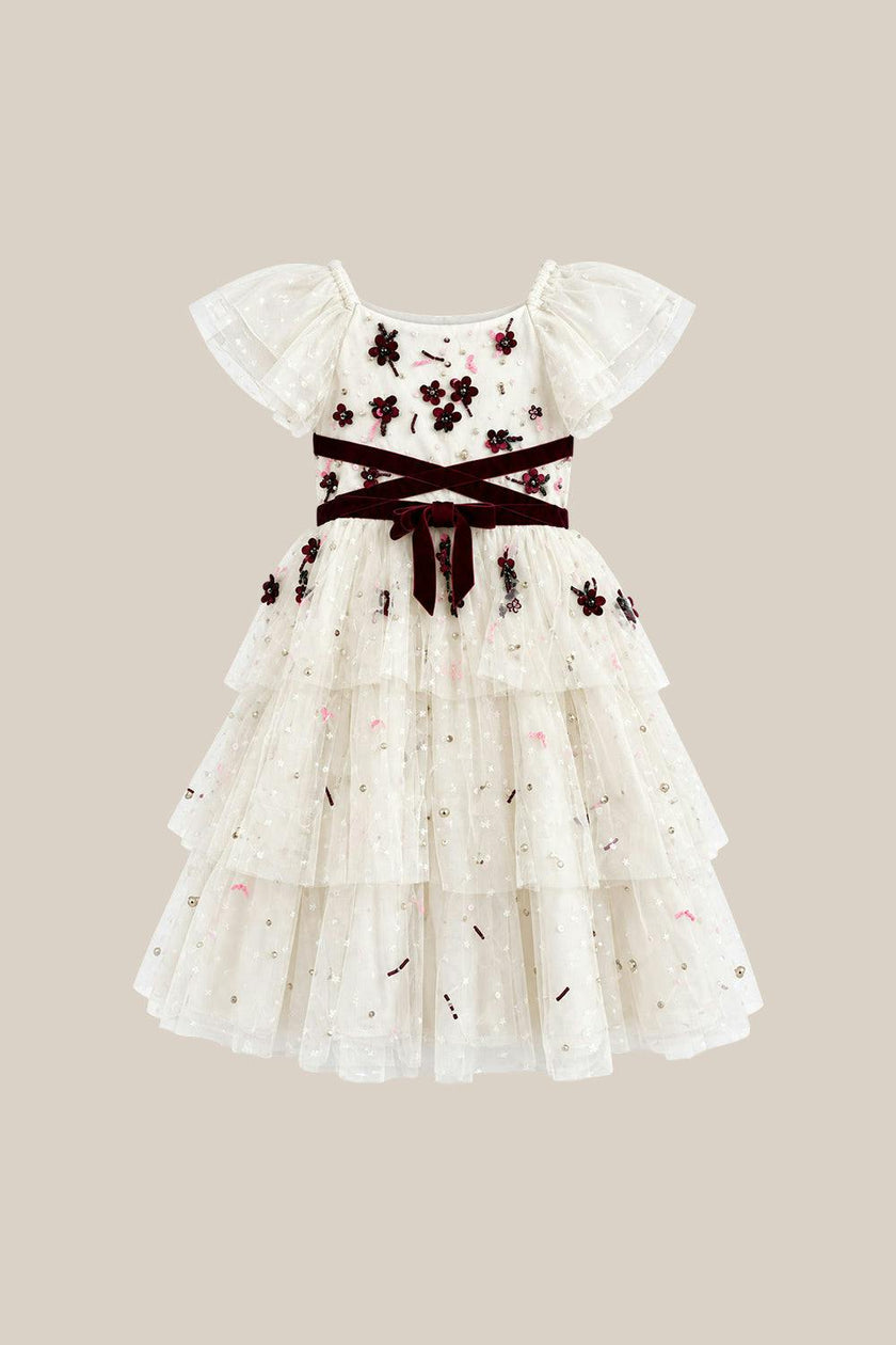 Mini Bellagio Dress in Ivory