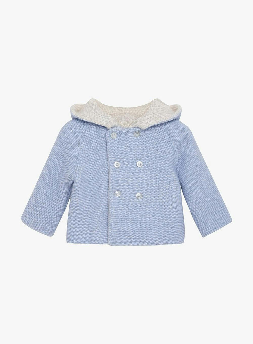 Baby Teddy Coat in Pale Blue