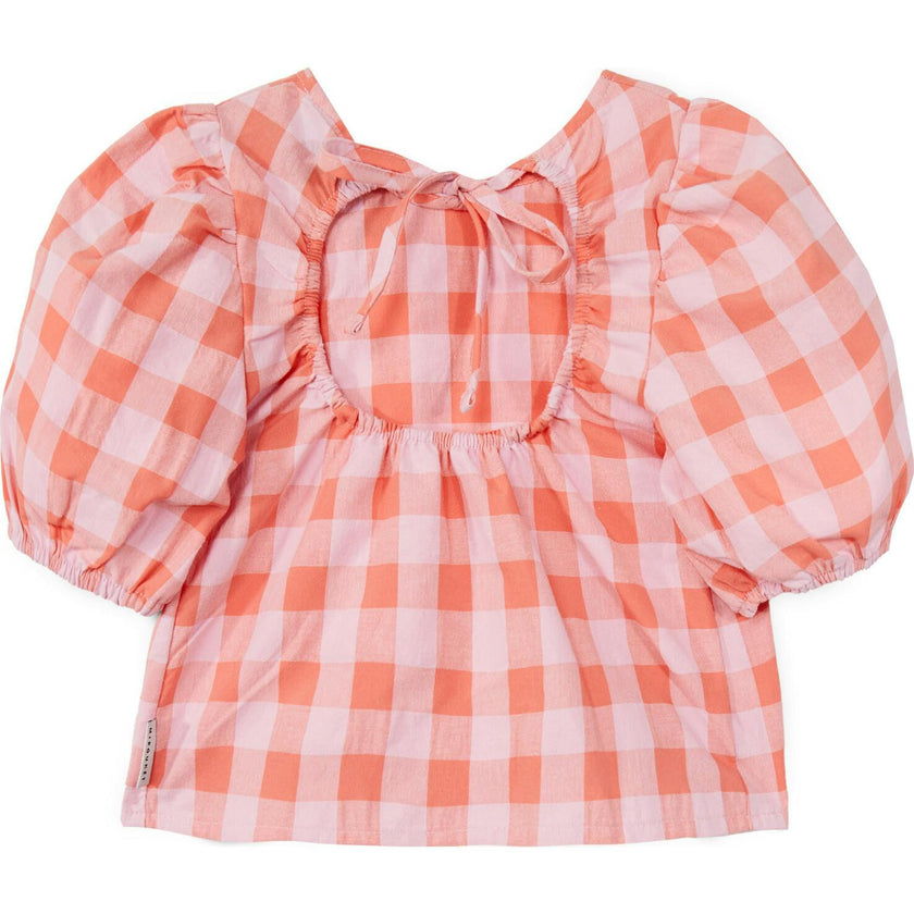 Mipounet SS26 Mirelle, Blouse Coral Pink