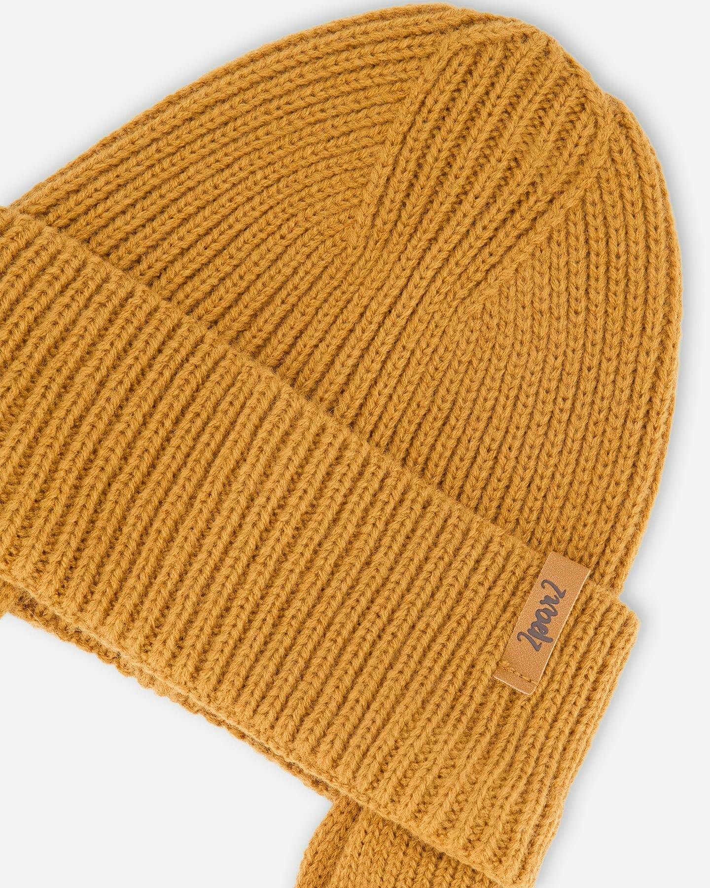 Baby Mid-Season Knit Hat Brown Pecan