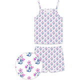 The Organic Cami and Short Set [Block Floral]