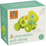 Orange Tree Toys: Pull Along: Chameleon - Wooden Toy