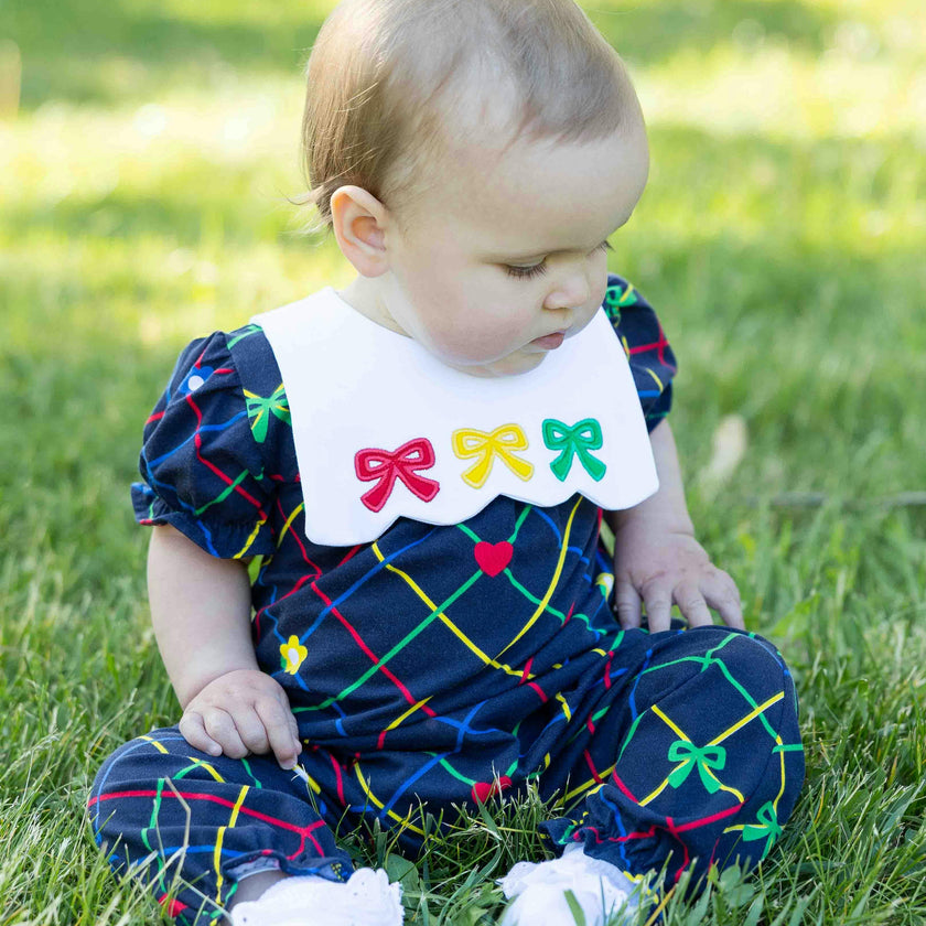 Printed Knit Longall with Bows