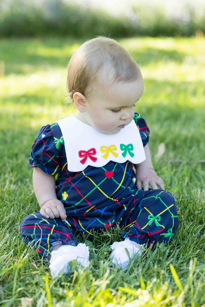 Printed Knit Longall with Bows