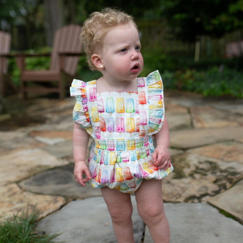 Bubble Romper in Popsicles