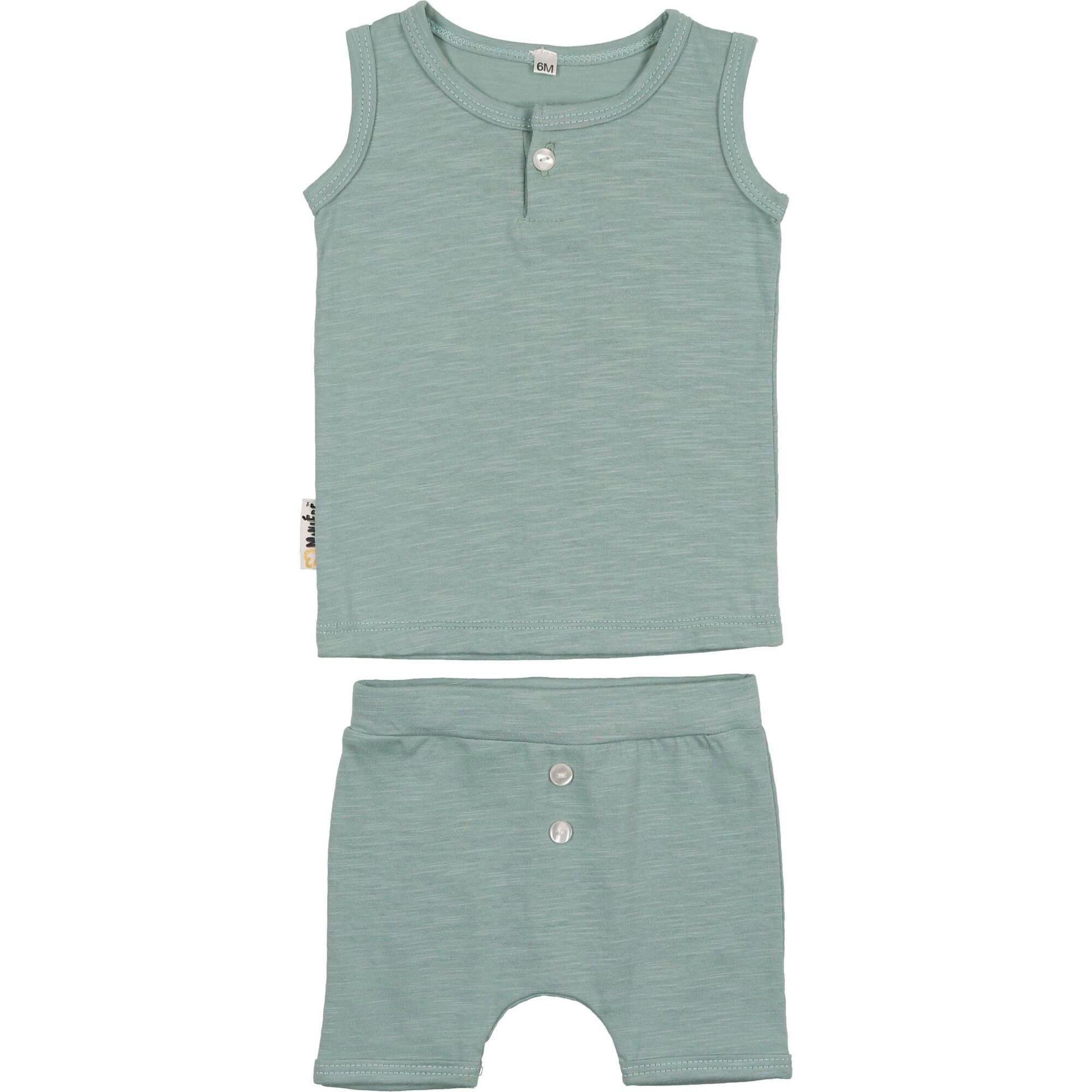 Button Tank & Short Set
