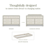 Namesake Eloise 7-Drawer Wide Assembled Dresser (56")