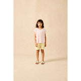 V-Neck Sweater Vest in Pink Check