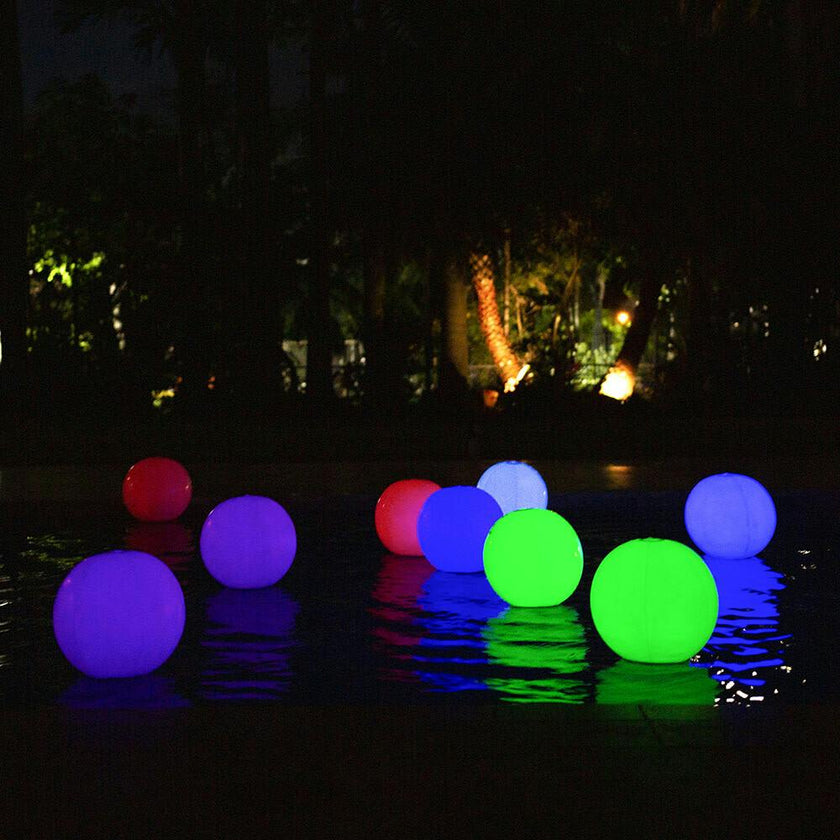 Illuminated LED Jumbo Beach Ball 13.75"