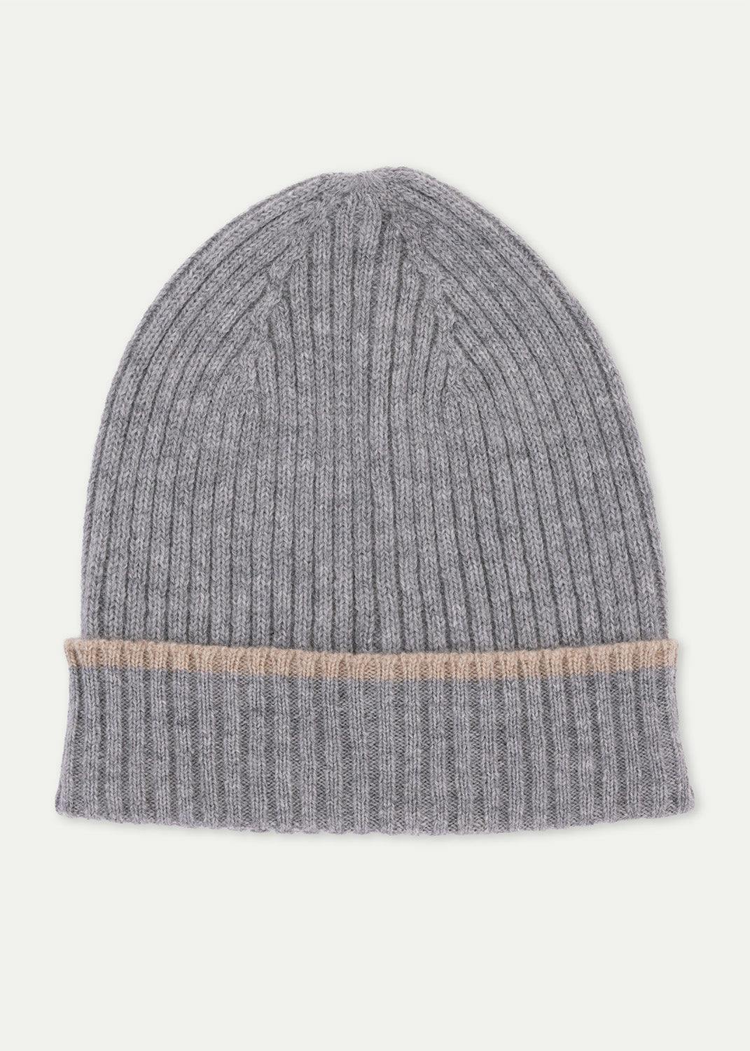 The Light Grey Merino Cashmere Beanie