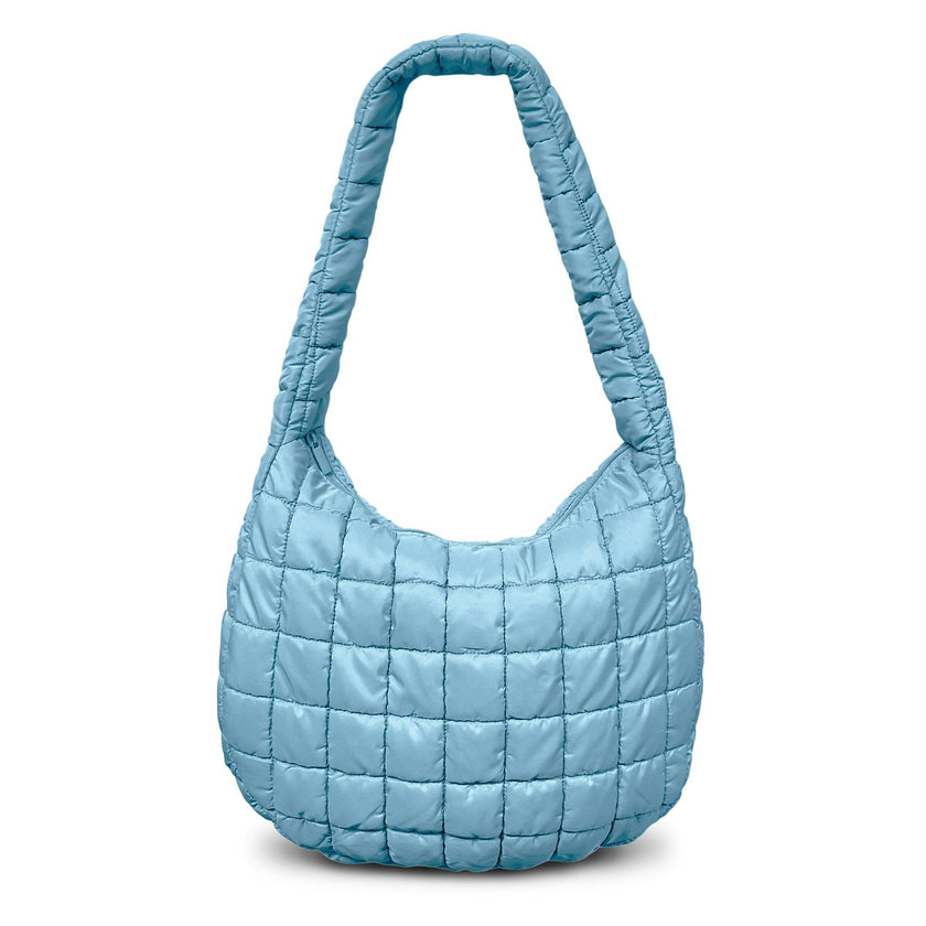 Cloud 9 Puffer Crossbody Bag - Baby Blue