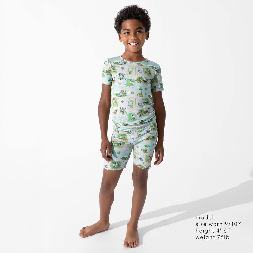 Minecraft: Overworld Dreams Bamboo Kids Pajama Short Set