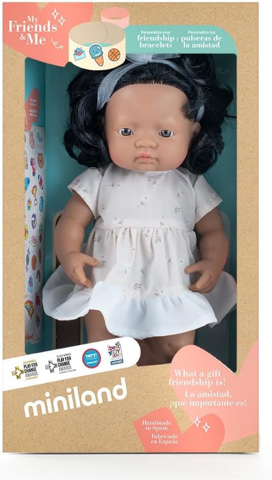 My Friends and Me Collection Hispanic Baby Girl Doll with Black Hair - 15