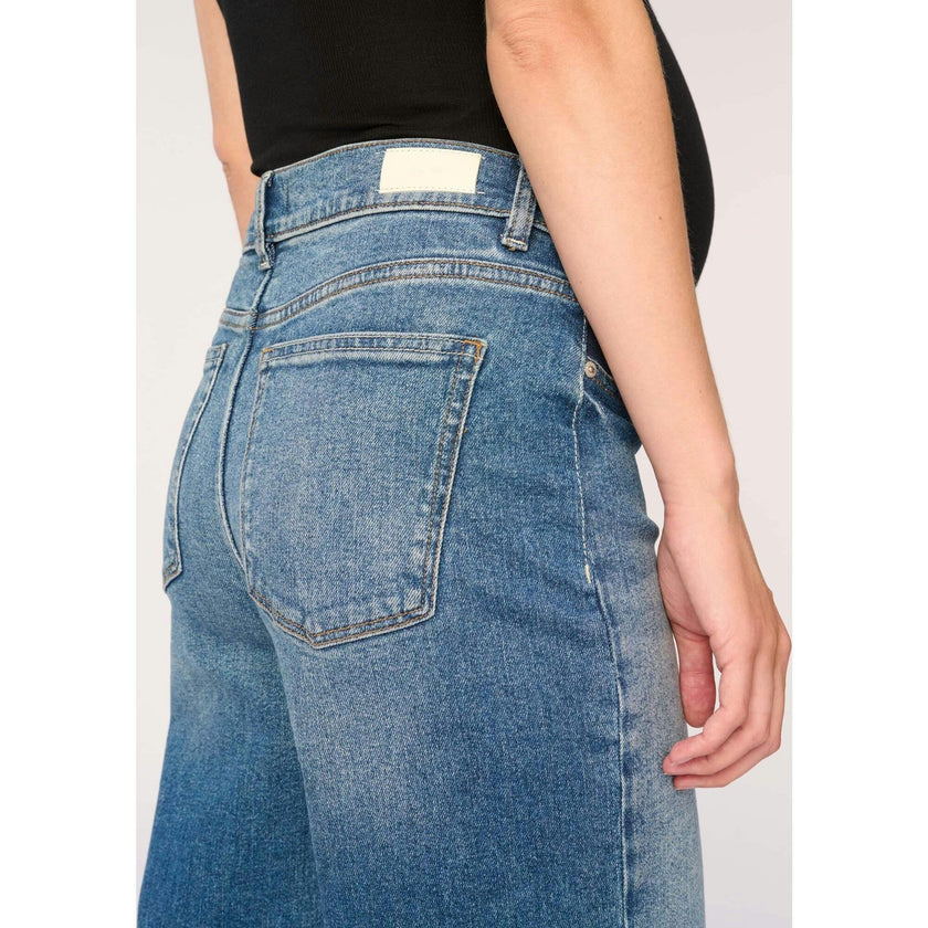 Hepburn Maternity Wide Leg Vintage Jeans | East Lake