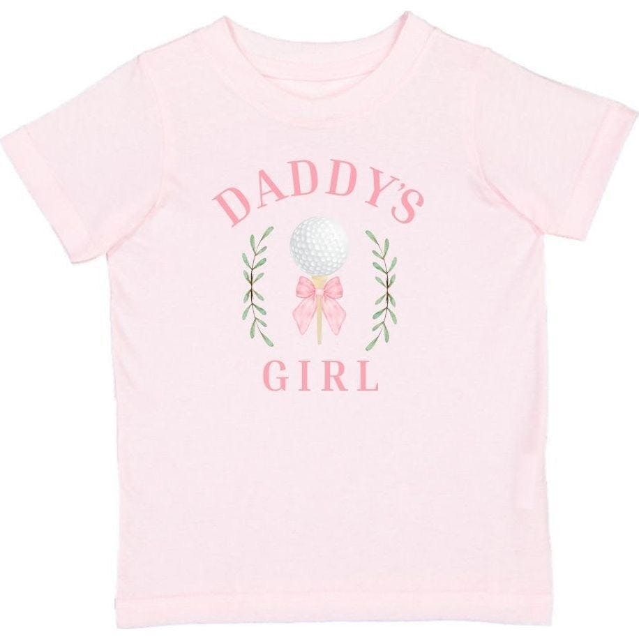 Daddy's Golf Girl Short Sleeve T-Shirt