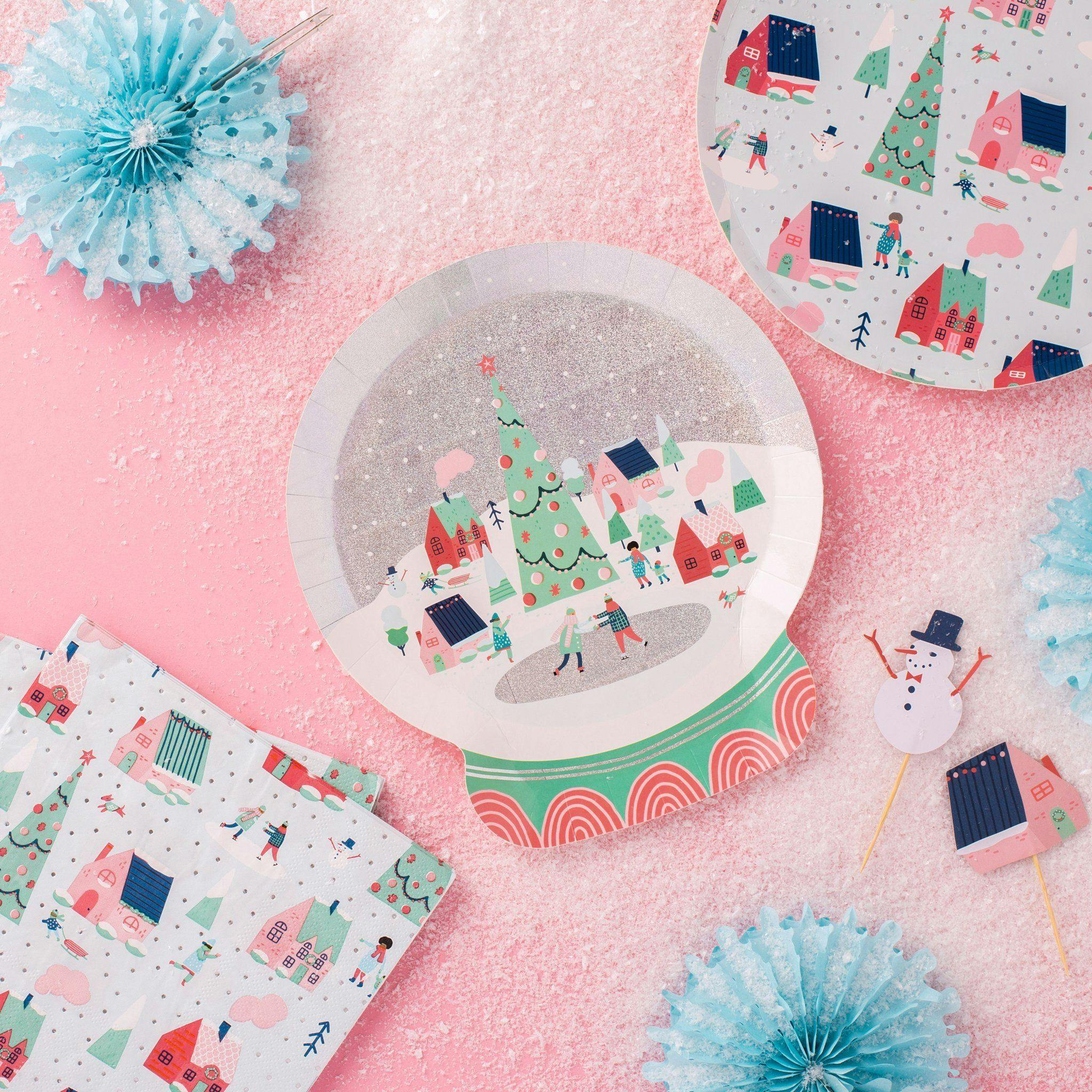 Snow Day Large Plates