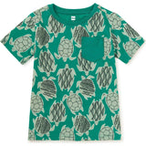 Printed Pocket Tee, Green