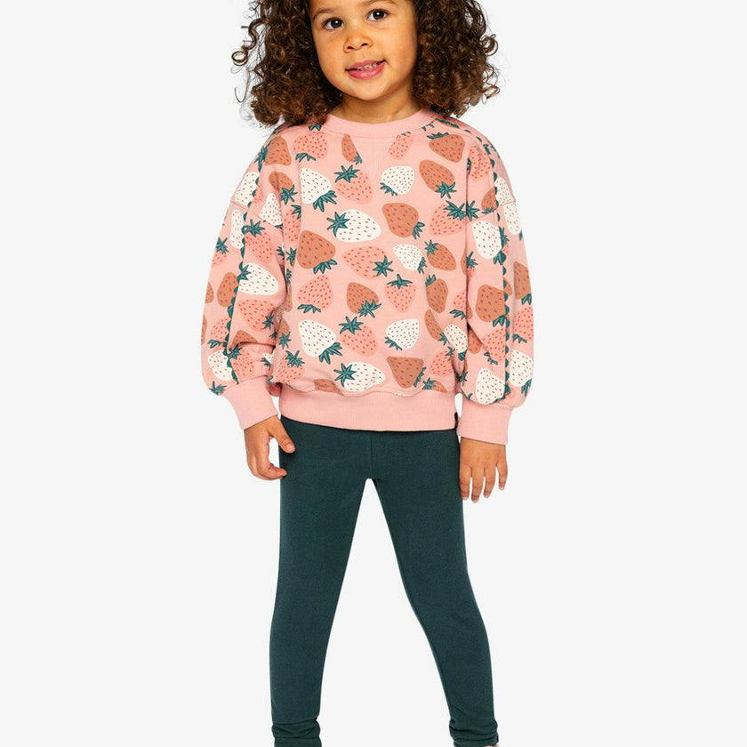 Sweatshirt Pink Strawberry Print
