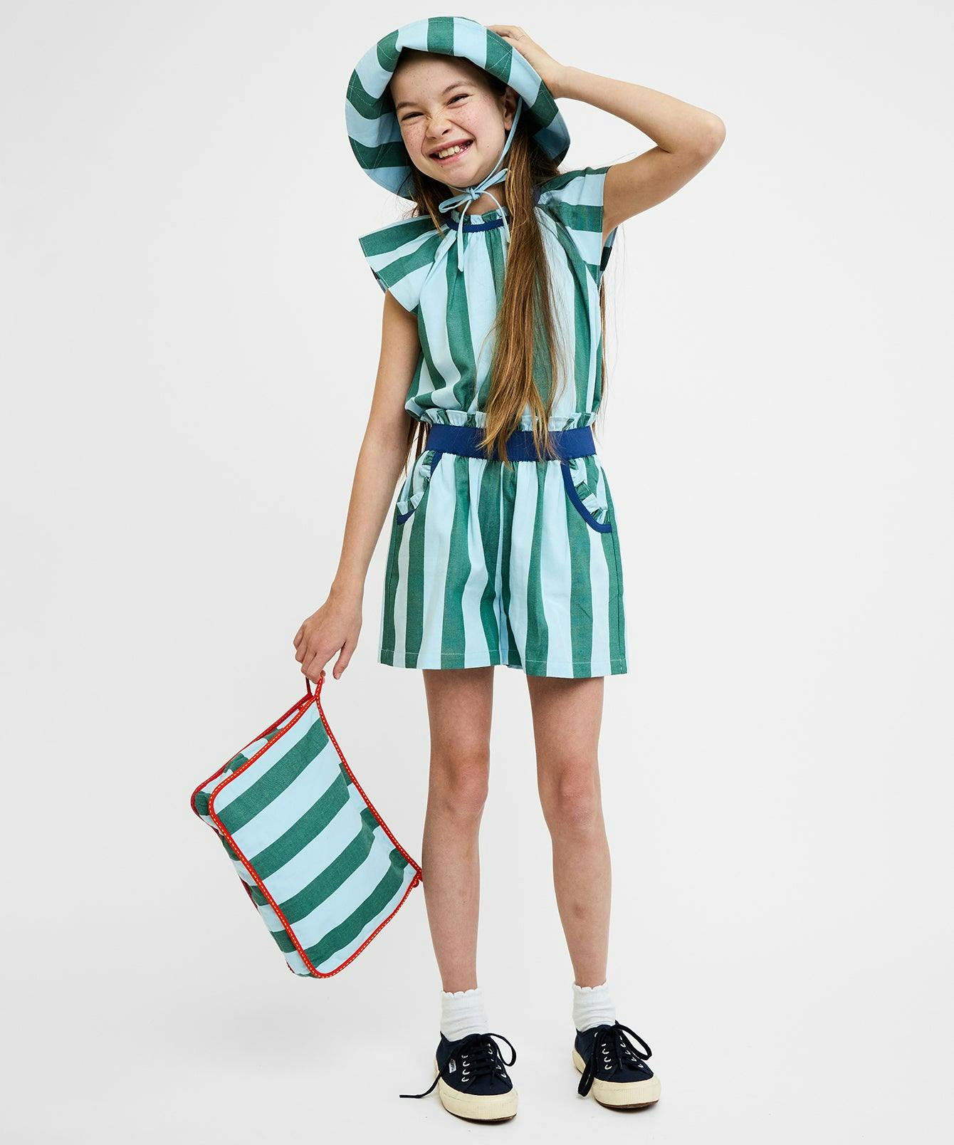 Cecil Short Set, Surf Stripe
