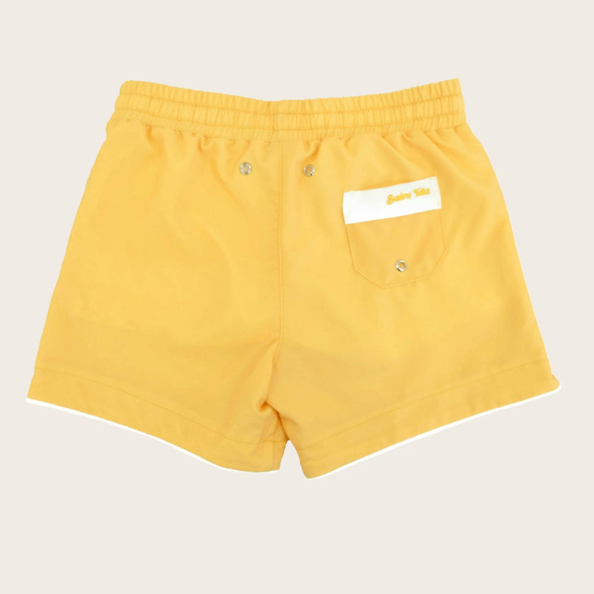 Beach Club Yellow Swim Shorts