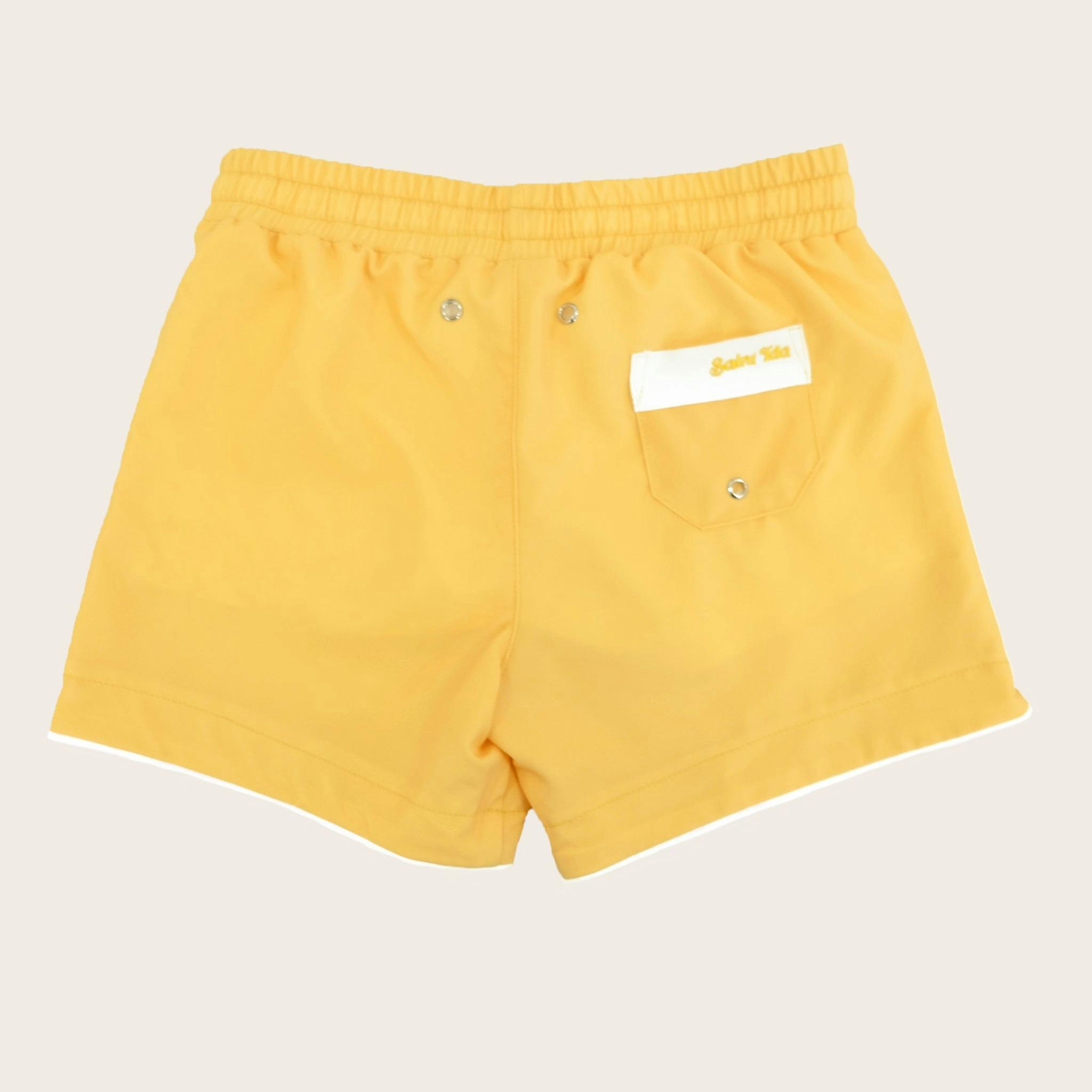 Beach Club Yellow Swim Shorts