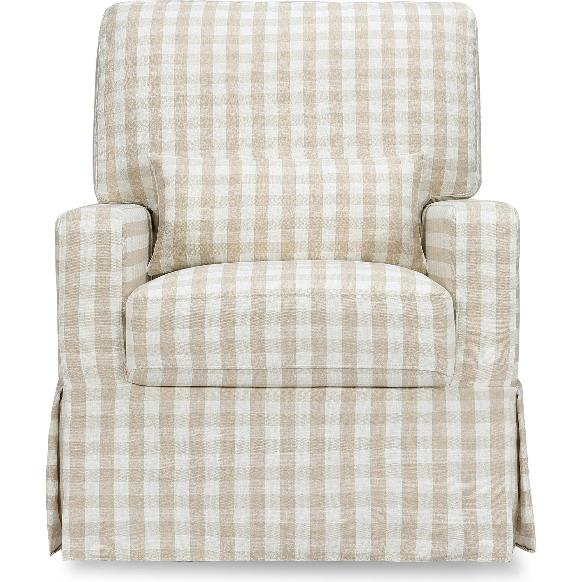 Crawford Pillowback Comfort Swivel Glider