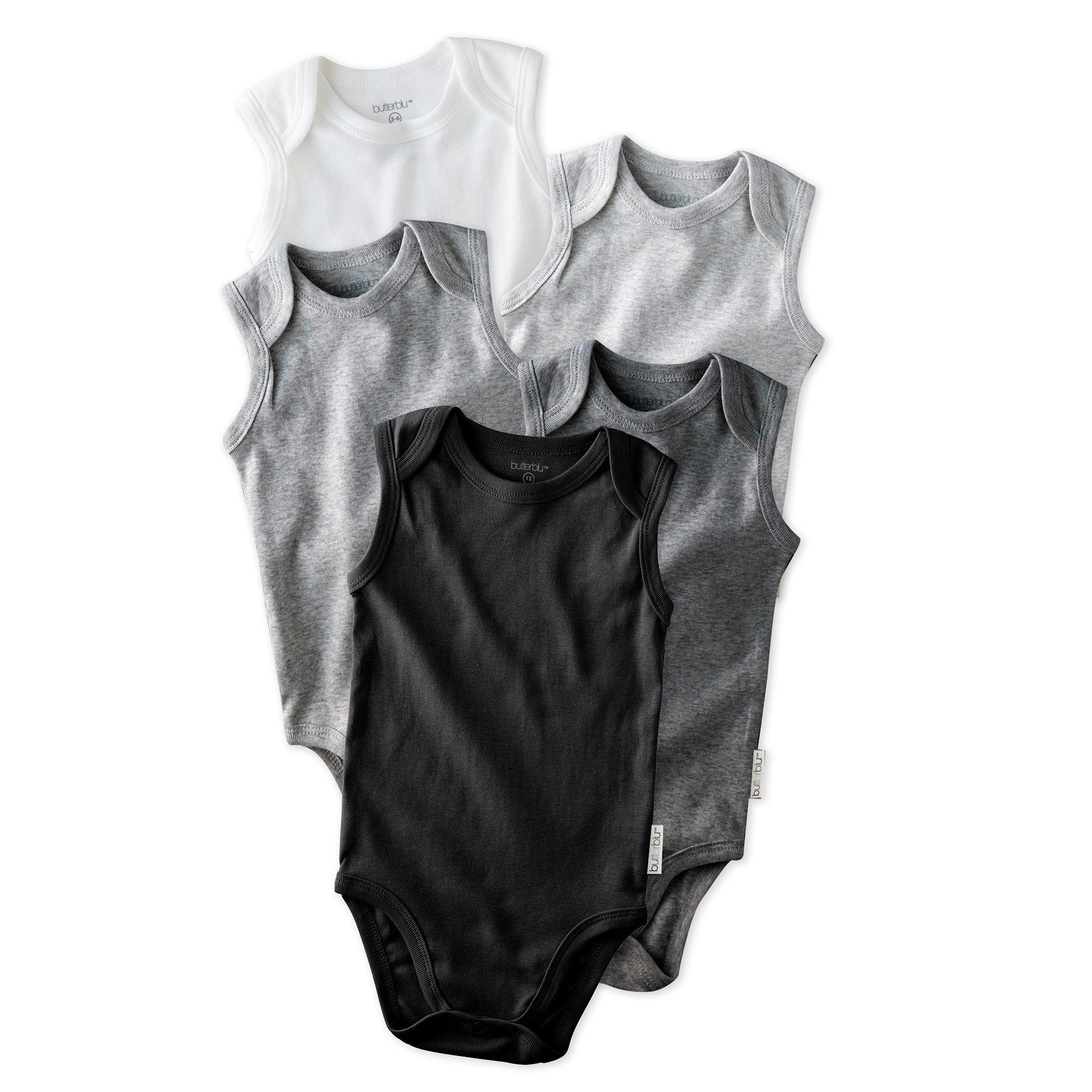 SAM 5-Pack Sleeveless Bodysuits