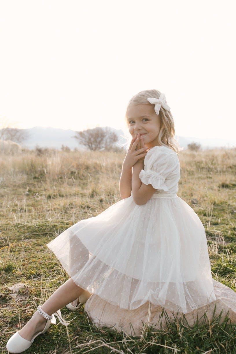 Mini Ballerina Dress in White