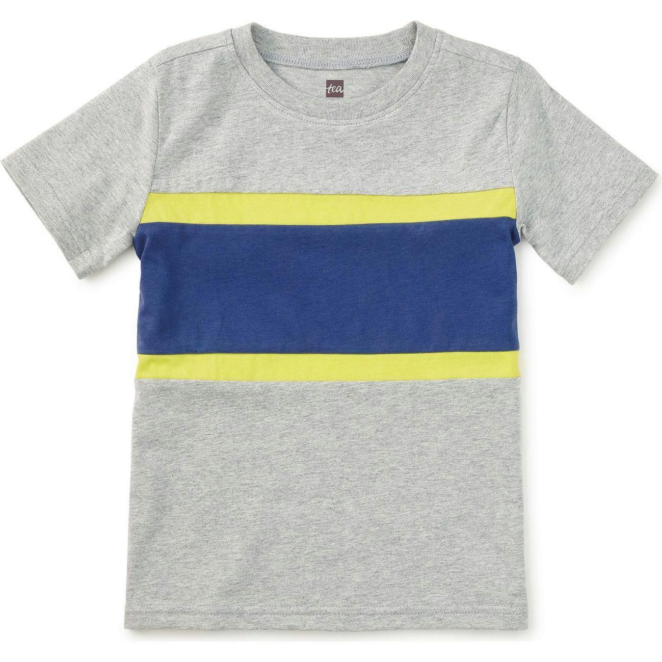 Colorblock Sporty Top, Grey
