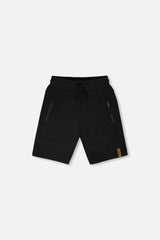 French Terry Shorts With Cross Seams