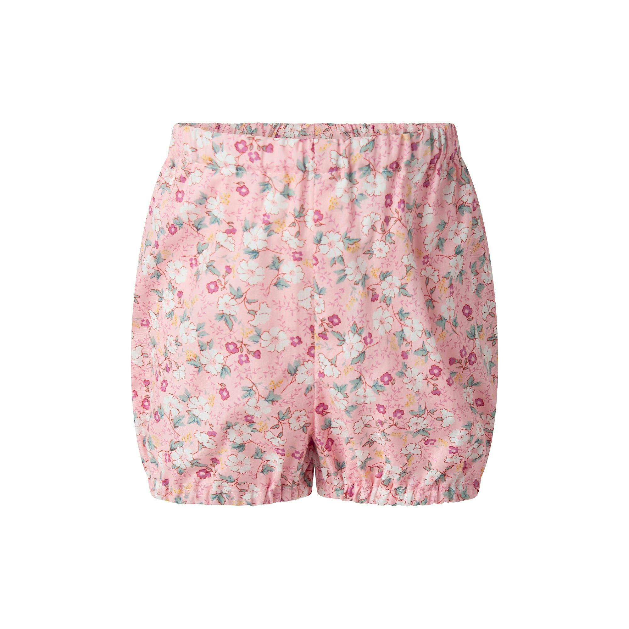 Floral Scalloped Collar Dress and Bloomers