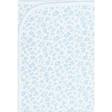 Blue Cheetah Print Blanket