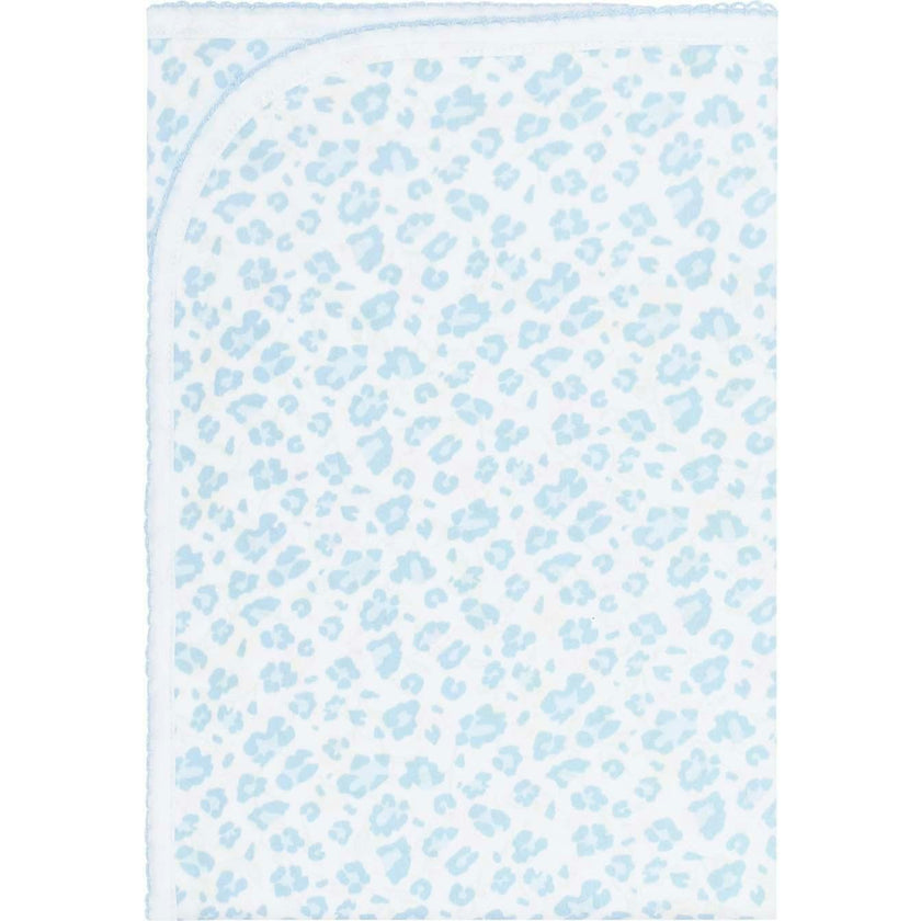 Blue Cheetah Print Blanket
