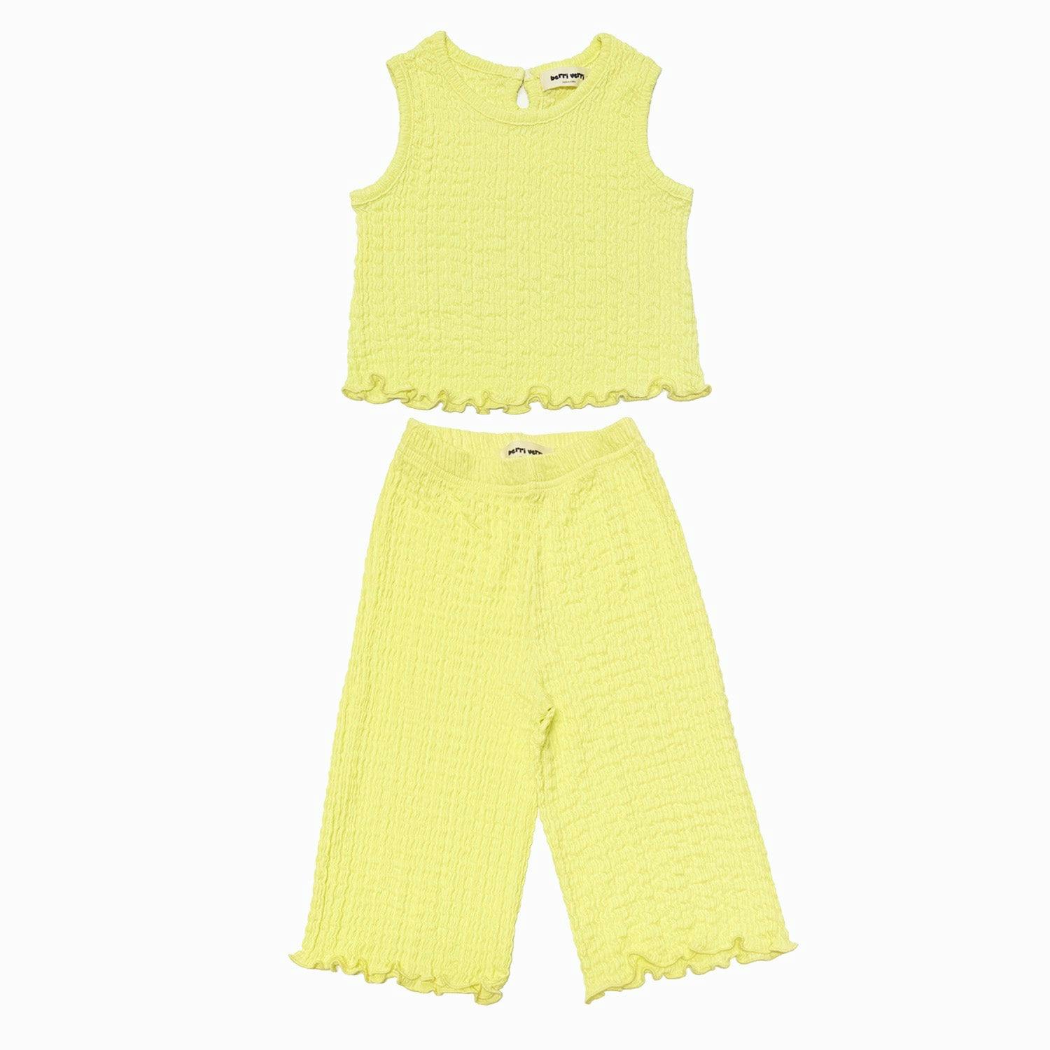 Amy Tank & Pull-on Set -Lemon