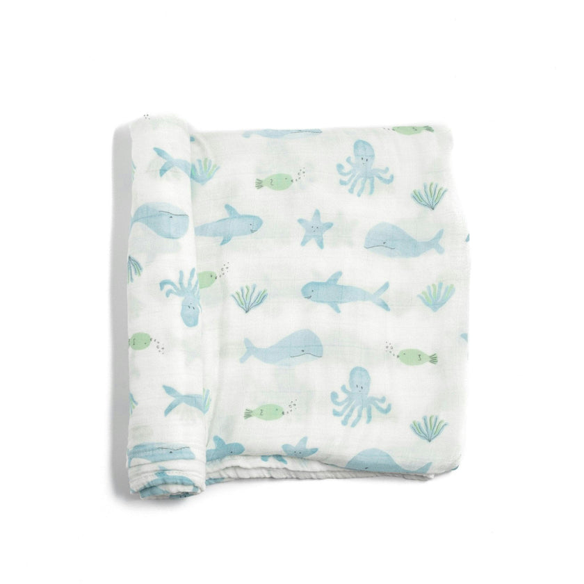 Bamboo Muslin Swaddle Blanket - Into the Wild