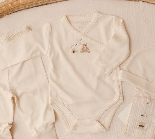 Embroidered Three Piece Set