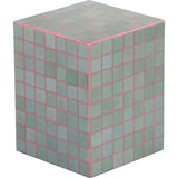Callista 18" Modern Bohemian Ceramic Tiled Rectangle End Table
