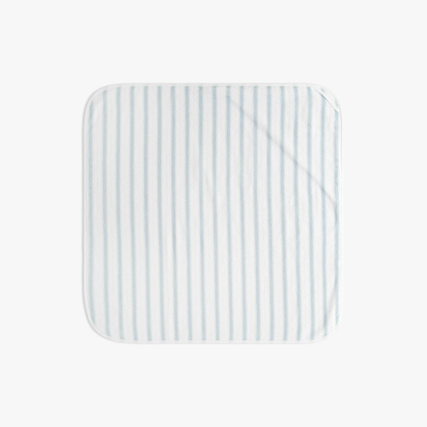 Seaside Stripes Baby Hooded Towel - Ocean