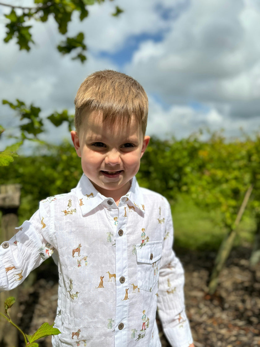 HENRY All Over Print Graphic Shirt