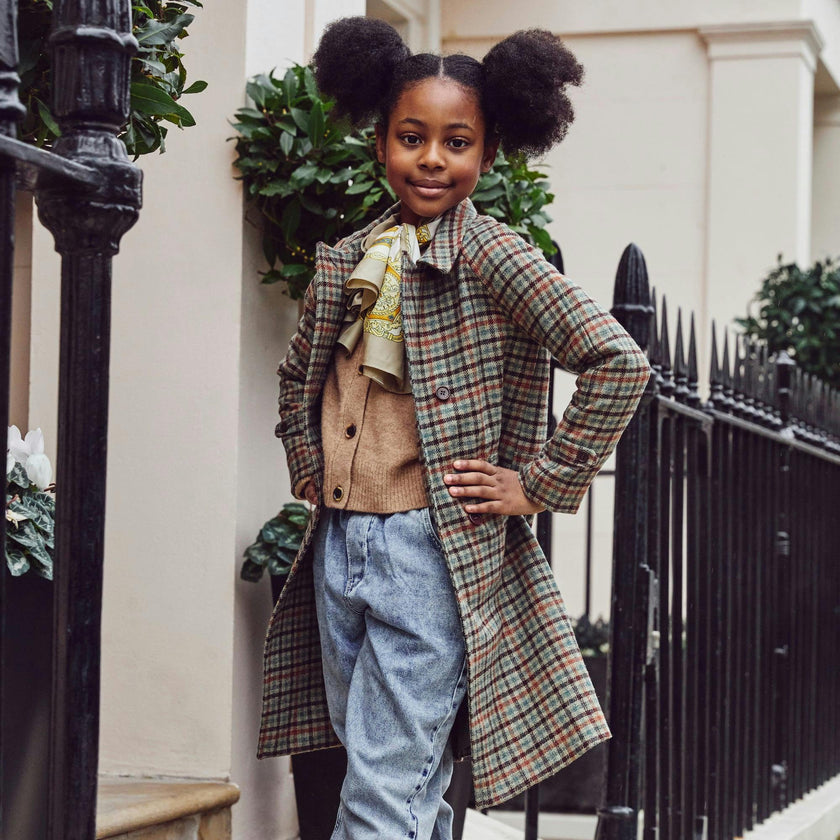 Clerkenwell Girls Bridge Coat - Hatton Chequer