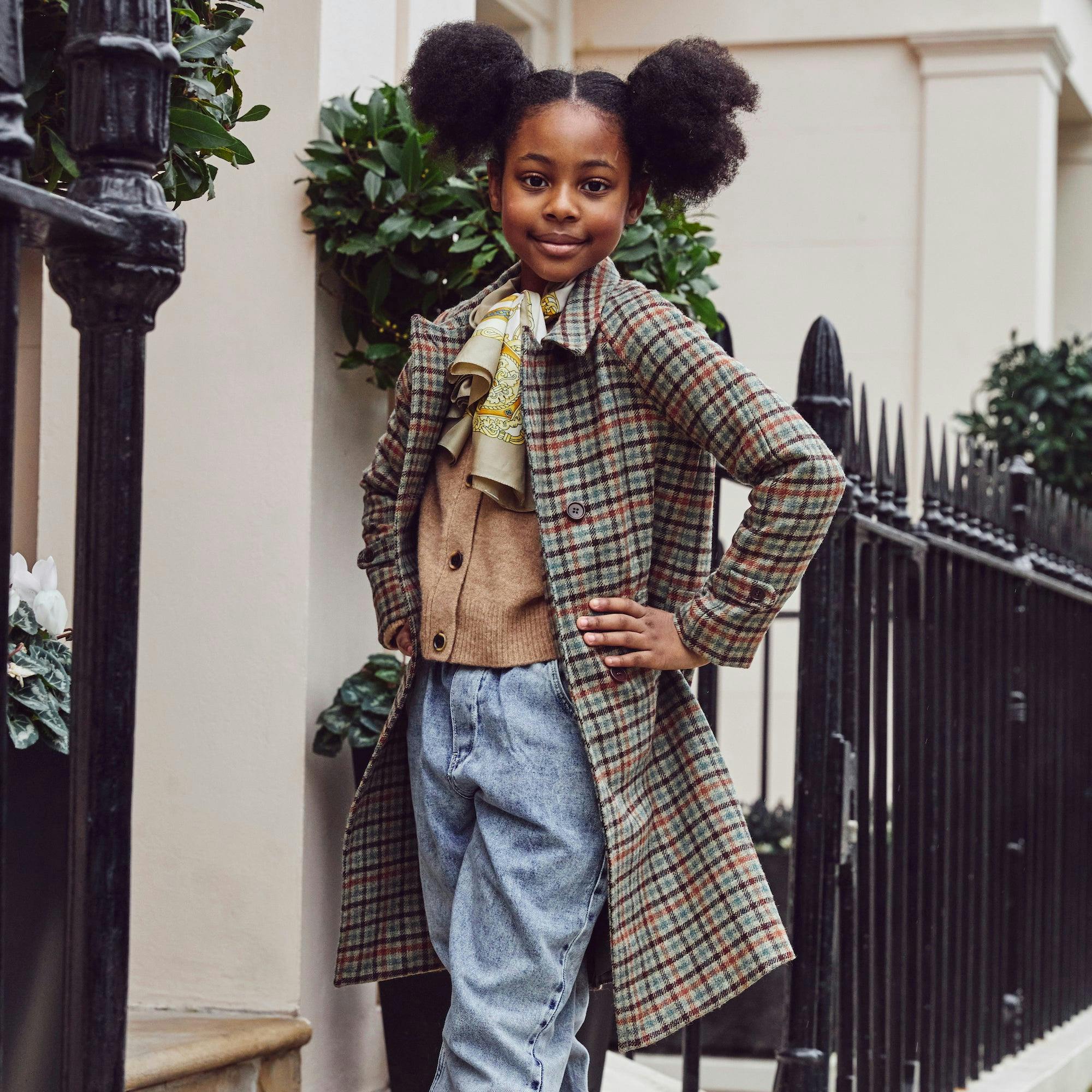 Clerkenwell Girls Bridge Coat - Hatton Chequer