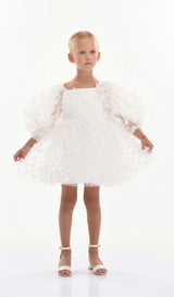 White Bell Mariposa Dress