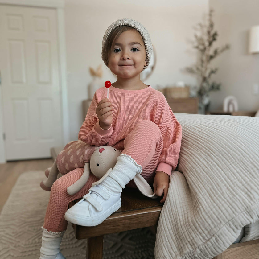 Knit Bunny Plush - Luella
