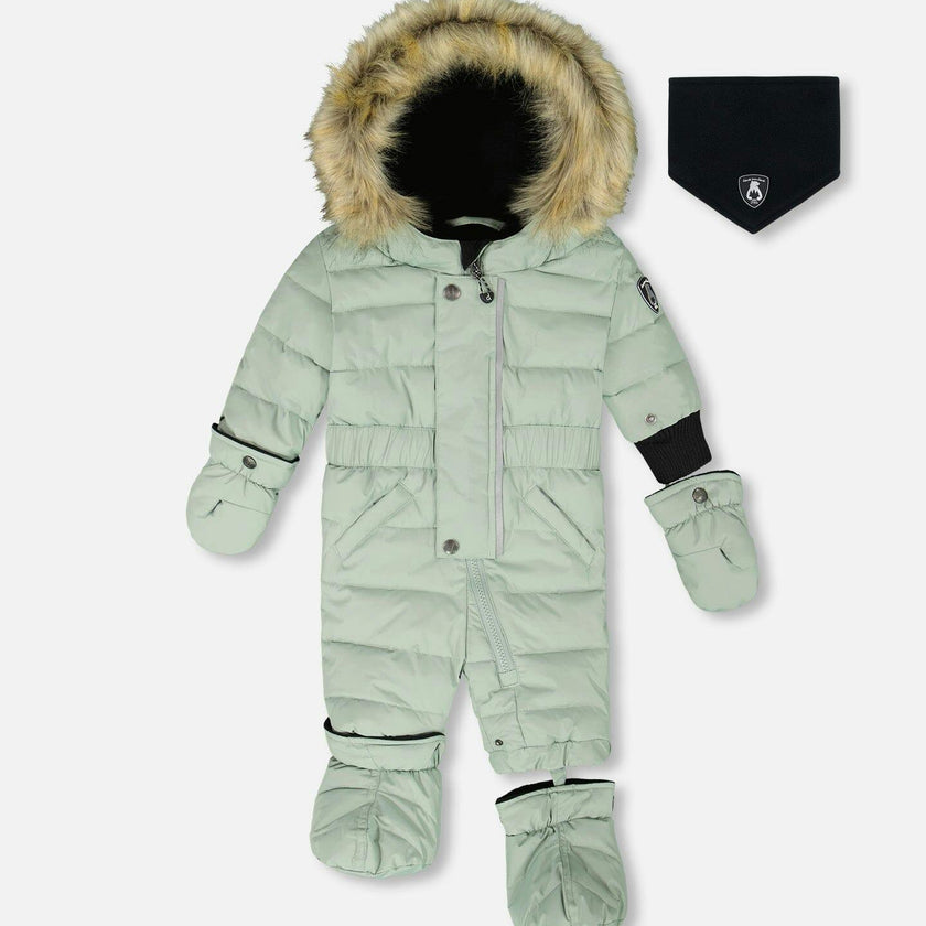 One-Piece Baby Original Puffy Snowsuit Sage Green