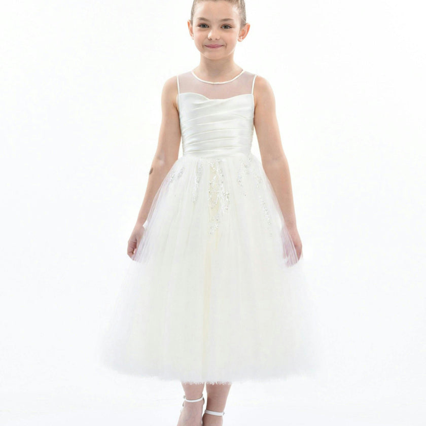 White Sleeveless Vivian Dress