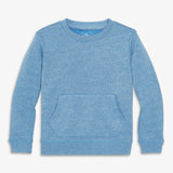 Kids cozy fleece crewneck sweatshirt